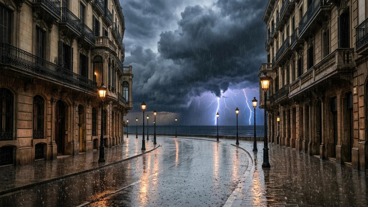 バルセロナとカタルーニャに今夜、最高レベルの大雨警報──20時から日曜14時まで不要不急の移動を制限、「地中海の小型ハリケーン」の恐れも。旅行者がいますべきこと