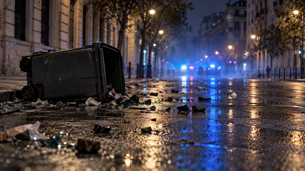 ビルバオでごみ容器などに放火、車両も焼損──州警察が19人拘束と発表、集会中止後に騒乱