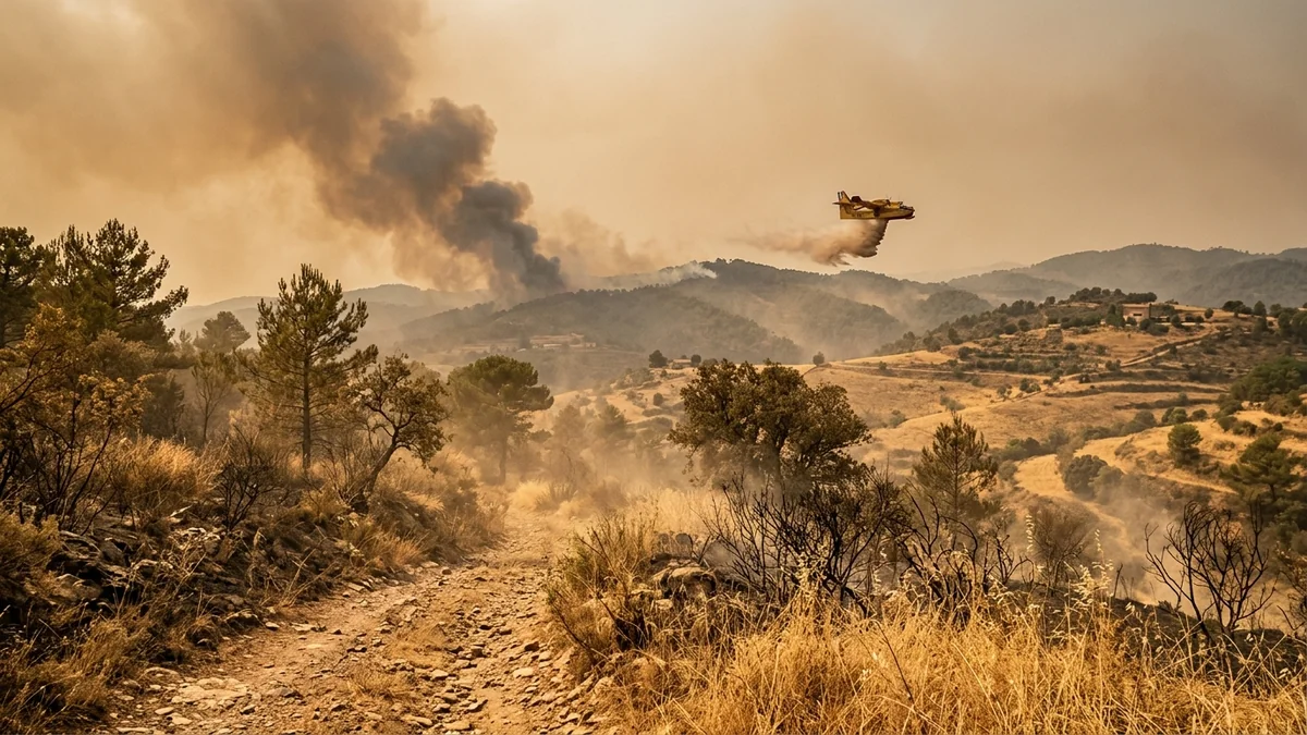 第3次熱波が到来 ― 水曜まで続き最高潮に、カタルーニャ西部40℃超・山火事危険度は最高レベル4