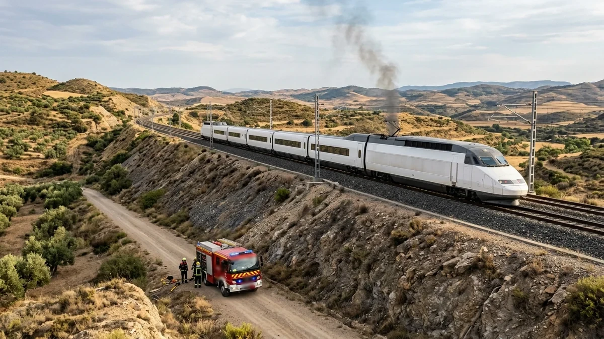 マドリード〜バルセロナの高速鉄道、AVEの火災で4時間以上止まる──連休最終日を直撃、乗客283人は避難しけが人なし。夜に一部単線で再開