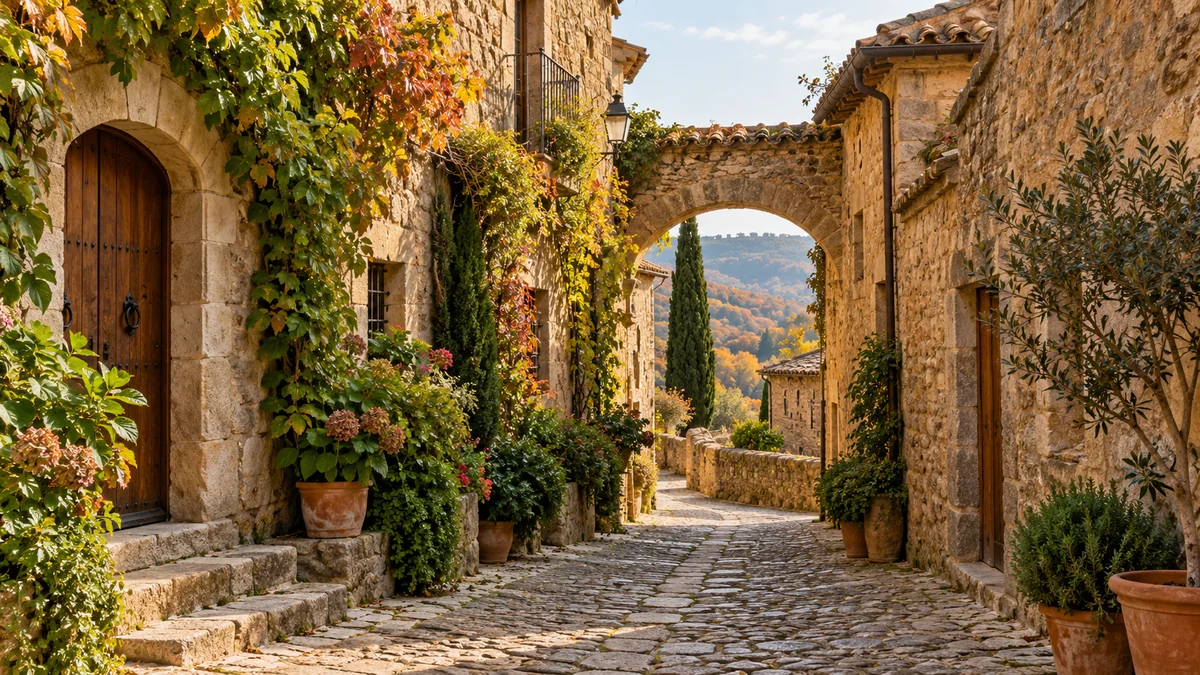 「トスカーナと間違われる村」とスペインのメディアが紹介、カタルーニャの中世の村ペラタリャダ──岩を掘った堀と三重の城壁